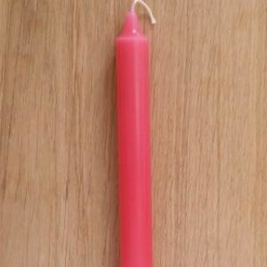 Bougie Rose vif L 20 cm