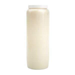 Bougie Neuvaine Blanche