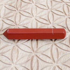 Bâton de Massage Jaspe Rouge ± 110gr