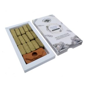 Brique de Fumigation Sauge Blanche avec support Green Tree