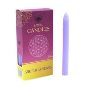 Bougies à rituel Spiritual Awareness - Conscience Spirituelle - lilas