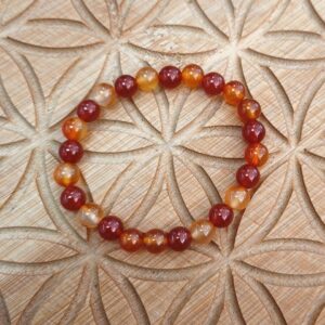 Bracelet Cornaline 8mm